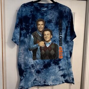 Step Brothers Tie Dye T Shirt Will Ferrell John C Reilly‎ Comedy Adult Large